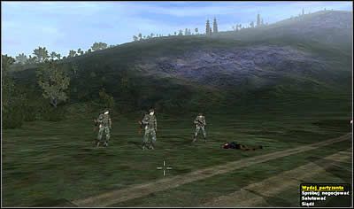 Nagle pod dom podjeżdża ciężarówka z trzema żołnierzami, po czym pojawia się ich dowódca - Misja 02 - Rozstaje | Operation Flashpoint Resistance - Operation Flashpoint: Resistance - poradnik do gry