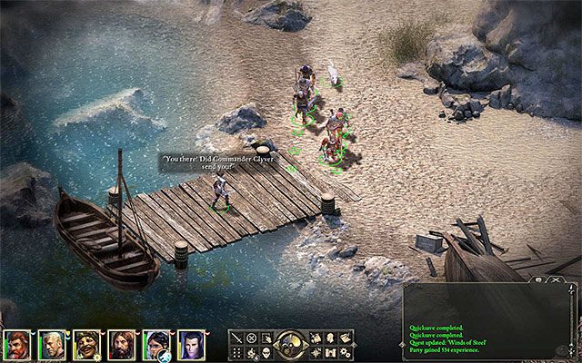 Aranroed stoi przy molo - Pillars of Eternity: Zarzewie - poboczne zadania, solucja - Pillars of Eternity - poradnik do gry