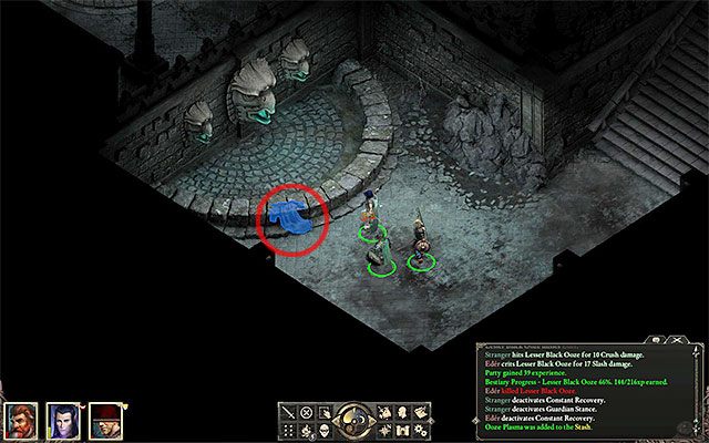 Miejsce odnalezienia srebrnego klucza - Pillars of Eternity: Złocona Dolina - poboczne zadania - solucja, opis przejścia - Pillars of Eternity - poradnik do gry