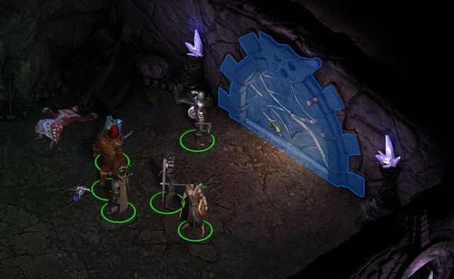 Po zebraniu wszystkich trzech pieczęci znajdź i kliknij na drzwi. - Pillars of Eternity: Bezkresne Ścieżki Od Nuy - poboczne zadania, solucja - Pillars of Eternity - poradnik do gry