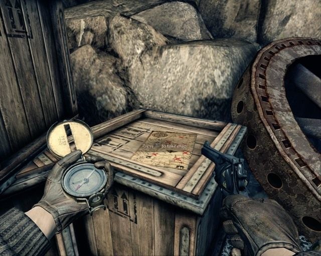 Niedaleko początku gry czasami można się natknąć na mapę - Mines | Opis przejścia Deadfall Adventures - Deadfall Adventures - poradnik do gry