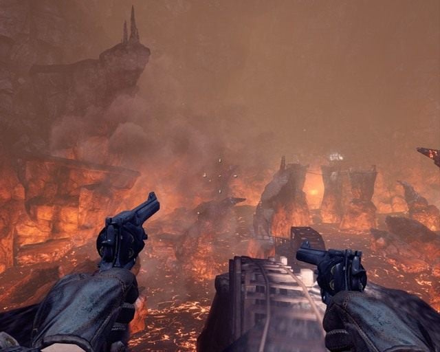 To chyba kolejka do jądra ziemi... - Mines | Opis przejścia Deadfall Adventures - Deadfall Adventures - poradnik do gry