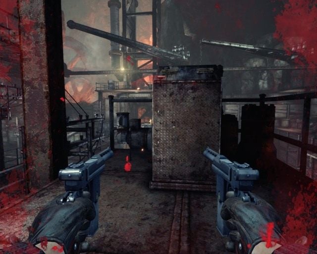 Za pomocą tego mechanizmu przesuń jedną rampę przełącznikiem w prawo - Mines | Opis przejścia Deadfall Adventures - Deadfall Adventures - poradnik do gry