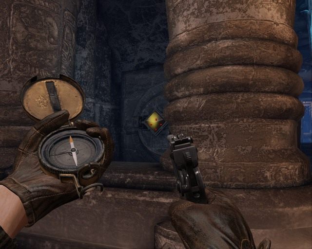 Schowany przełącznik do obracania statuą - Ice Temple | Skarby w Deadfall Adventures - Deadfall Adventures - poradnik do gry