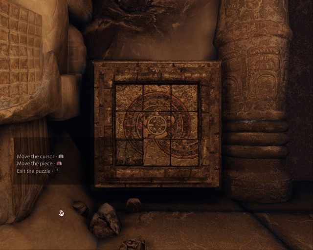 Gdy uda ci się przejść zagadkę z podkładaniem ognia przejdź przez otwarte przejście i idź przy prawej ścianie - Ice Temple | Skarby w Deadfall Adventures - Deadfall Adventures - poradnik do gry