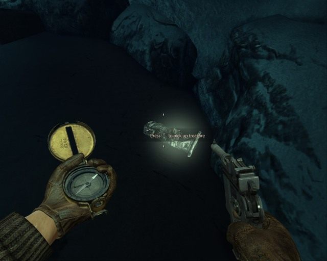 Posażek schowany między skałami po zagadce z lustrem - Ice Temple | Skarby w Deadfall Adventures - Deadfall Adventures - poradnik do gry