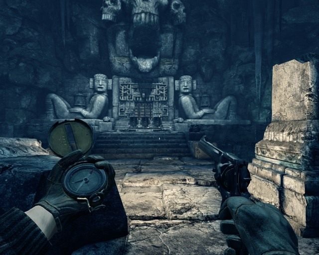 Wlej wodę do każdej z mis, aby otworzyć przejście do skarbu - Mines | Skarby w Deadfall Adventures - Deadfall Adventures - poradnik do gry