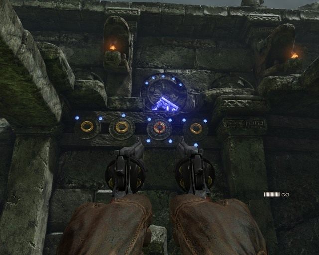 Strzelaj w przełączniki, by skarb spadł - Mayan Temple | Skarby w Deadfall Adventures - Deadfall Adventures - poradnik do gry