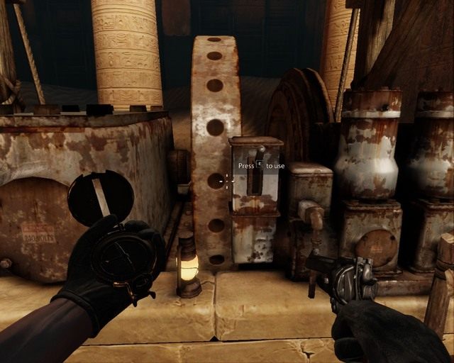 Ukazana wajcha uruchomi windę - Sands of Sakkara | Opis przejścia Deadfall Adventures - Deadfall Adventures - poradnik do gry