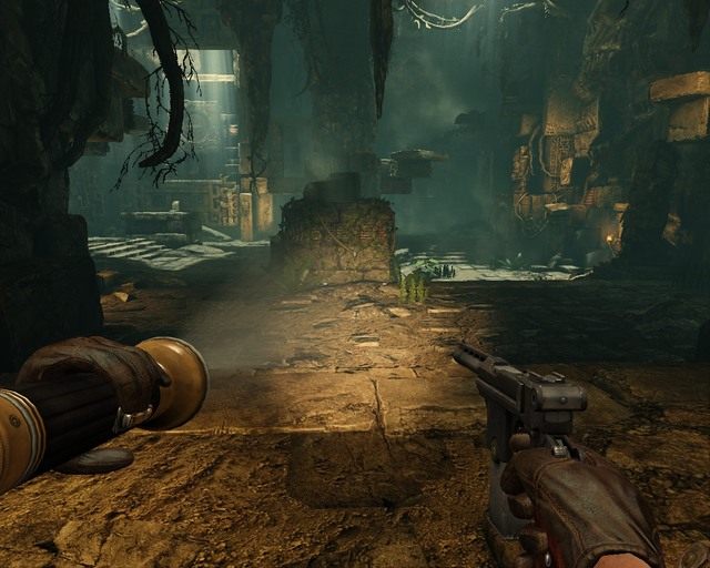 W tej Sali zaleje cię cała masa zombie. Pootwieraj okna by słonce je paliło. - Mayan Tombs | Opis przejścia Deadfall Adventures - Deadfall Adventures - poradnik do gry