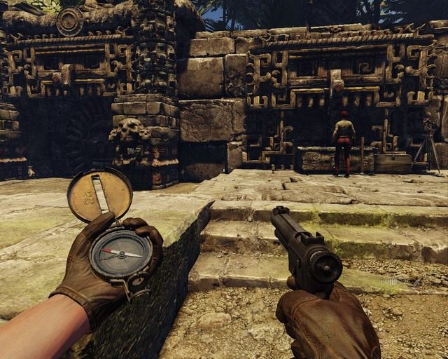 Odwróć się, a na pewno dojrzysz statuetkę - Mayan Jungle | Skarby w Deadfall Adventures - Deadfall Adventures - poradnik do gry