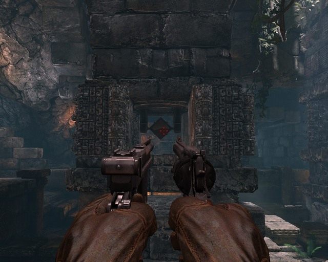 Po tej zagadce w korytarzu będzie leżał złoty posążek - Mayan Tombs | Skarby w Deadfall Adventures - Deadfall Adventures - poradnik do gry