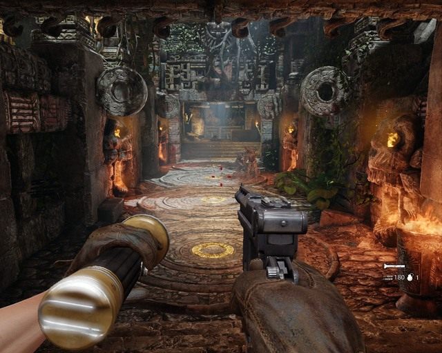 Do końca tego korytarza, potem w lewo i zawróć - Mayan Tombs | Skarby w Deadfall Adventures - Deadfall Adventures - poradnik do gry