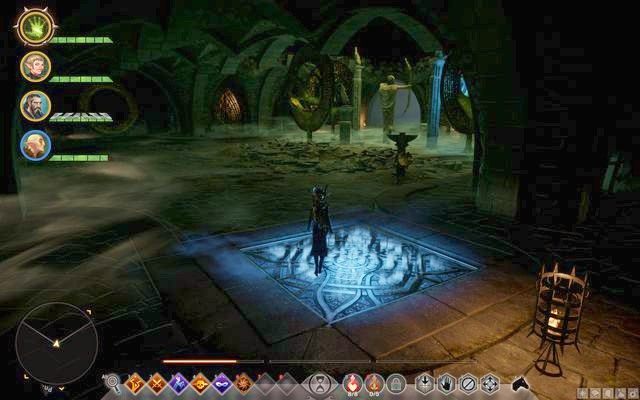 Płyta naciskowa za przełącznikiem - Dragon Age Inquisition: Zagadka Martwej Ręki (The Dead Hand puzzle) - Dragon Age: Inkwizycja - poradnik do gry