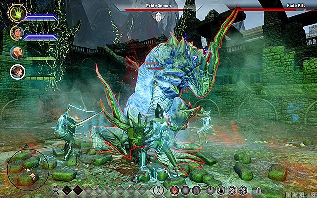 Atakuj demona gdy ten jest osłabiony - Dragon Age Inquisition: Gniew niebios (The Wrath of Heaven) - Dragon Age: Inkwizycja - poradnik do gry