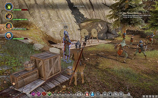 Spotkaj się z Matką Giselle i z kapralem Valeem - Dragon Age Inquisition: Nieustające zagrożenie (The Threat Remains) - Dragon Age: Inkwizycja - poradnik do gry