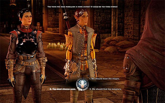 Możesz wysłuchać opinii doradców, ale nie musisz im się podporządkowywać - Dragon Age Inquisition: Nieustające zagrożenie (The Threat Remains) - Dragon Age: Inkwizycja - poradnik do gry