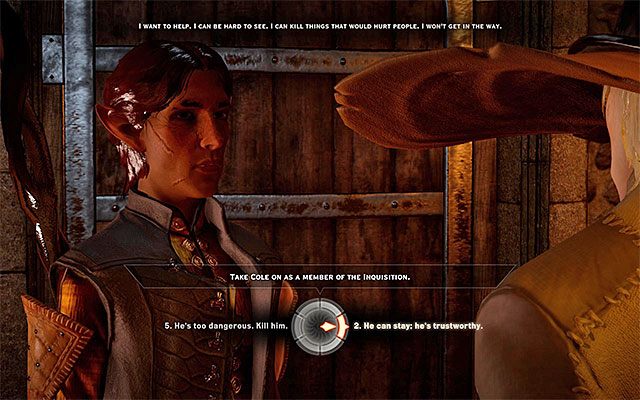 Warto przyłączyć Colea do drużyny - Dragon Age Inquisition: Bohaterowie słusznej sprawy (Champions of the Just) - Dragon Age: Inkwizycja - poradnik do gry