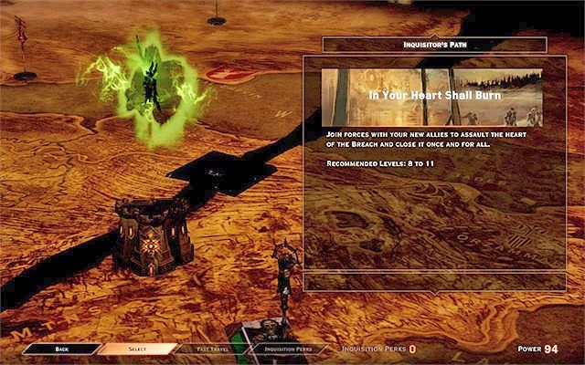 Wybierz i potwierdź operację W twym sercu gorzeć będzie - Dragon Age Inquisition: W twym sercu gorzeć będzie (In Your Heart Shall Burn) - Dragon Age: Inkwizycja - poradnik do gry