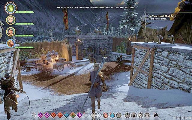 Dotrzyj do głównej bramy Azylu - Dragon Age Inquisition: W twym sercu gorzeć będzie (In Your Heart Shall Burn) - Dragon Age: Inkwizycja - poradnik do gry