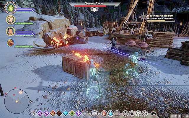 Walcz przy pierwszej katapulcie - Dragon Age Inquisition: W twym sercu gorzeć będzie (In Your Heart Shall Burn) - Dragon Age: Inkwizycja - poradnik do gry