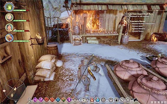 Minaeve i Adan leżą obok siebie - Dragon Age Inquisition: W twym sercu gorzeć będzie (In Your Heart Shall Burn) - Dragon Age: Inkwizycja - poradnik do gry