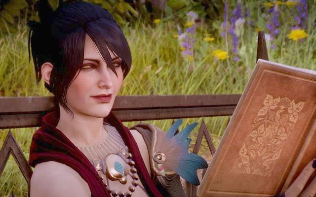 Morrigan w ogrodzie twierdzy - Dragon Age Inquisition: Ostatnia część (The Final Piece) - Dragon Age: Inkwizycja - poradnik do gry