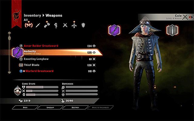 Regularnie pozbywaj się niechcianych rzeczy, bo inwentarz ma ograniczoną pojemność - Dragon Age Inquisition: Inwentarz - Dragon Age: Inkwizycja - poradnik do gry