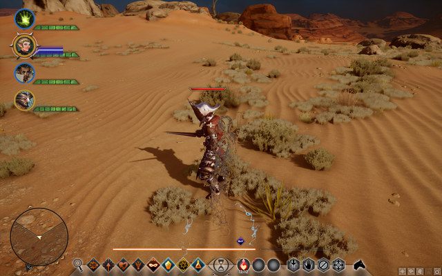 Łotrzycy ze sztyletami w zasadzie walczą w ofensywie - okrążają wroga na tyłach - Dragon Age Inquisition: Sterowanie łotrzykami na polu bitwy - Dragon Age: Inkwizycja - poradnik do gry