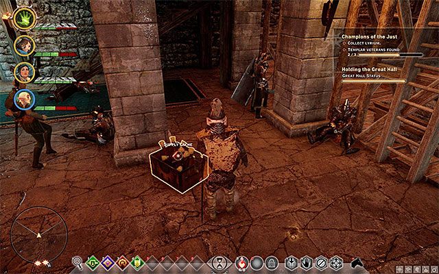 Przykładowa skrzynia z zaopatrzeniem - Dragon Age Inquisition: Eksploracja okolicy - Dragon Age: Inkwizycja - poradnik do gry