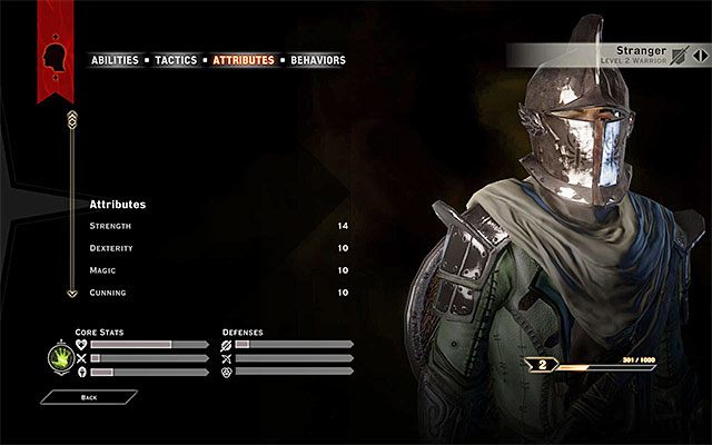 Aktualne statystyki możesz przeglądać na karcie postaci - Dragon Age Inquisition: Atrybuty - Dragon Age: Inkwizycja - poradnik do gry