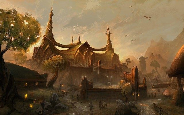 Świątynia Trójcy w Twierdzy Smutku, siedzibie Wielkiego Zgromadzenia. - ESO: Pakt Ebonheart (Ebonheart Pact), mapa - The Elder Scrolls Online - poradnik do gry