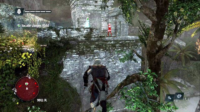 Omiń gunnera skacząc w lewo - Nothing is True... - Assassins Creed IV: Black Flag - poradnik do gry