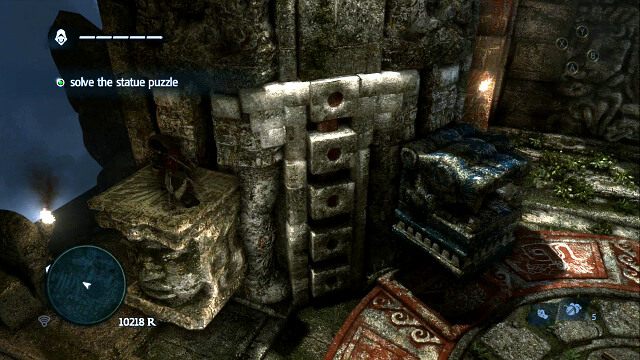 Będziesz musiał dopasować kolor kamieni do odpowiednich kolorów z koła - The Sages Buried Secret - Assassins Creed IV: Black Flag - poradnik do gry