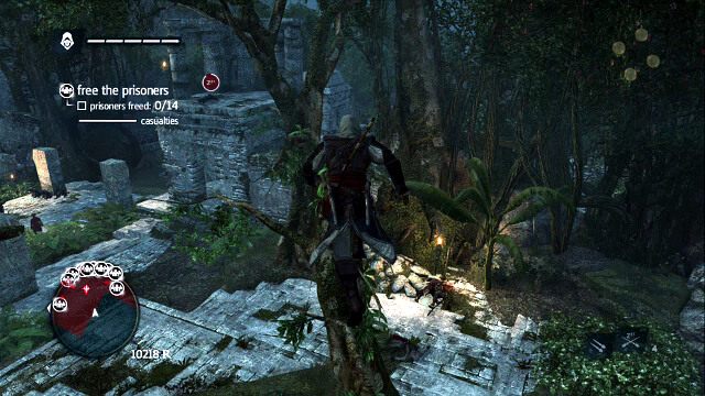 Uśpij gunnera po drugiej stronie - Overrun And Outnumbered - Assassins Creed IV: Black Flag - poradnik do gry