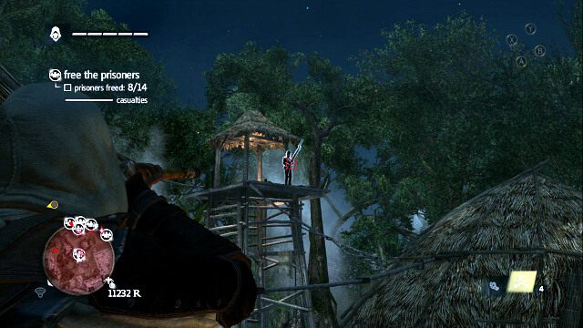 Zaraz obok domków są wieżyczki z muszkieterami - Overrun And Outnumbered - Assassins Creed IV: Black Flag - poradnik do gry