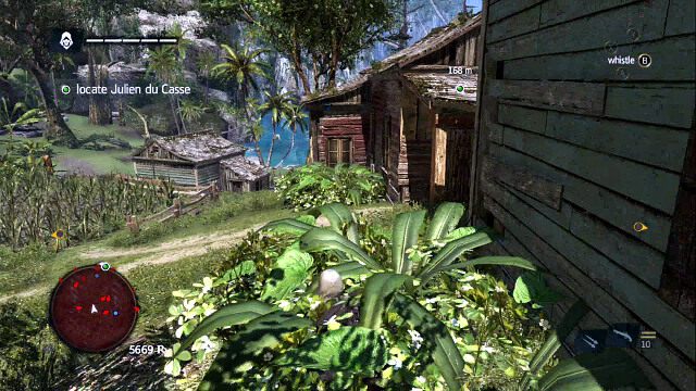 Wykorzystaj ogród, bo ominąć główną część osady - A Single Madman - Assassins Creed IV: Black Flag - poradnik do gry