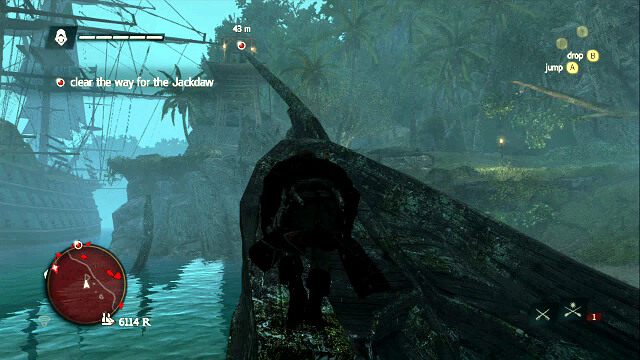 Wrak statku - Black Barts Gambit - Assassins Creed IV: Black Flag - poradnik do gry