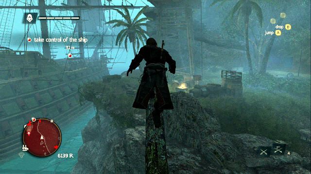 Przedostań się pod strażnicę - Black Barts Gambit - Assassins Creed IV: Black Flag - poradnik do gry