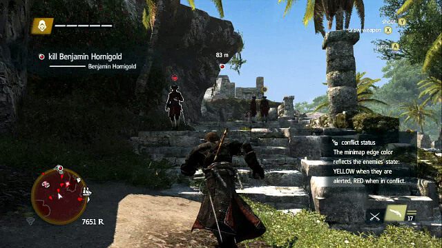 Przebij się po schodach na szczyt wzgórza - Murder and Mayhem - Assassins Creed IV: Black Flag - poradnik do gry