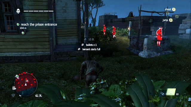 Trzymając się prawej ściany lada moment trafisz na drugi alarm - To Suffer Without Dying - Assassins Creed IV: Black Flag - poradnik do gry