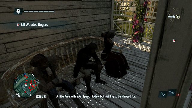ZADANIE OPCJONALNE - zabij Rogersa z ławki - A Governor No Longer - Assassins Creed IV: Black Flag - poradnik do gry
