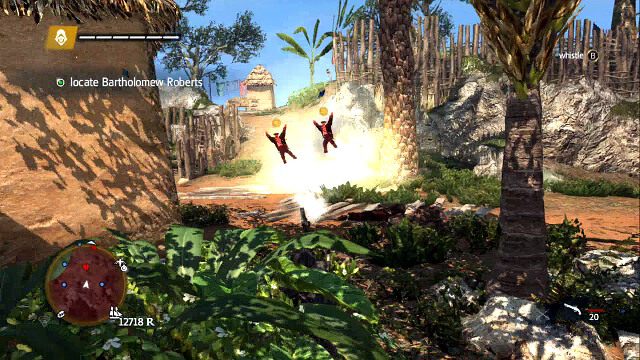 Kolejne beczki znajdziesz zaraz po wejściu do obozu - Royal Misfortune - Assassins Creed IV: Black Flag - poradnik do gry