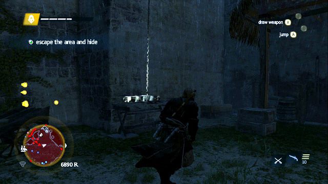 Po filmiku przez bramę wbiegnie tłum żołnierzy - Tainted Blood - Assassins Creed IV: Black Flag - poradnik do gry