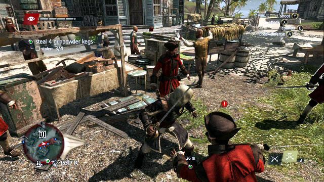 Zabij czterech strażników jedną serią - The Gunpowder Plot - Assassins Creed IV: Black Flag - poradnik do gry