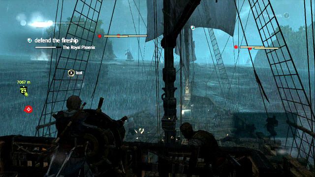 Zza wysp pojawią się okręty - The Fireship - Assassins Creed IV: Black Flag - poradnik do gry