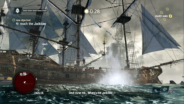 Wróć na statek i ucieknij z terenu - Do not Go Gently... - Assassins Creed IV: Black Flag - poradnik do gry