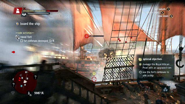 Walka z okrętem - Vainglorious Bastards - Assassins Creed IV: Black Flag - poradnik do gry