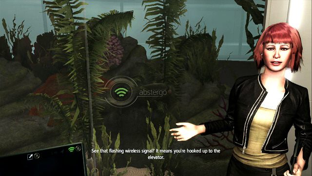 Znaczek wi-fi służy do aktywacji pobliskich urządzeń - Abstergo Entertainment 01 - Assassins Creed IV: Black Flag - poradnik do gry