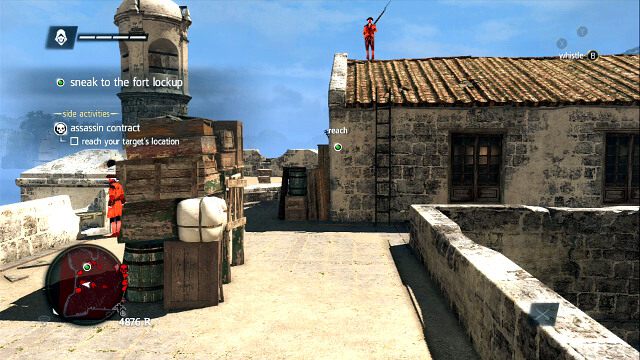 Obserwuj żołnierza na dachu - ...And My Sugar? - Assassins Creed IV: Black Flag - poradnik do gry